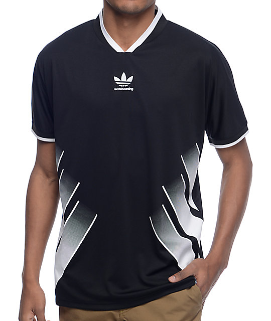 adidas EQT Black Soccer Jersey | Zumiez