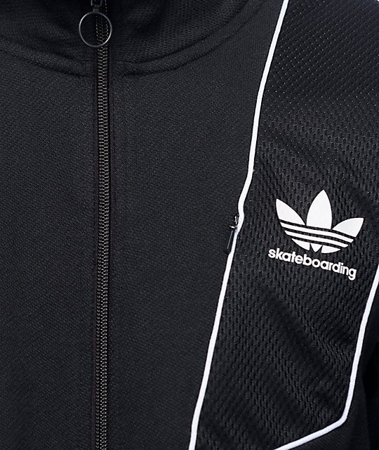 black track jacket adidas