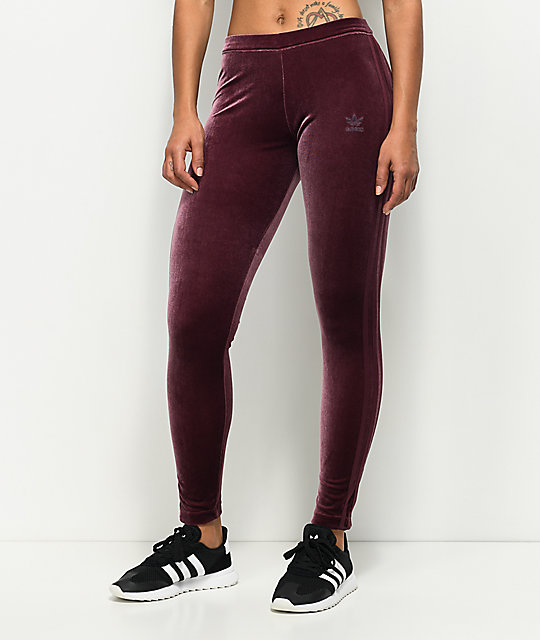 maroon workout leggings