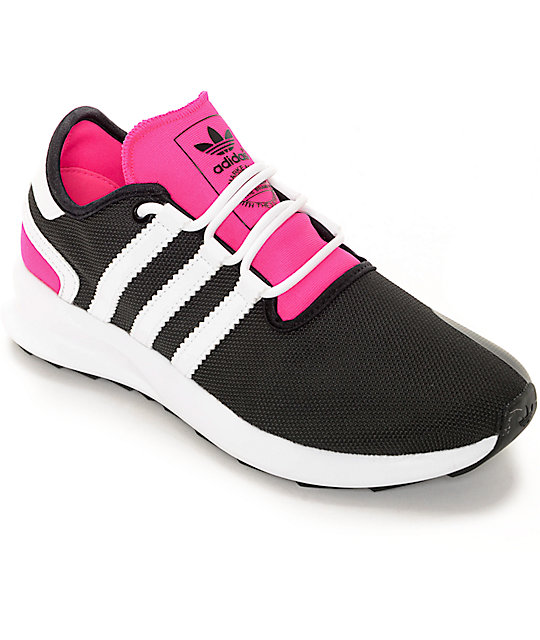 adidas SL Rise Black & Pink Womens Shoes Zumiez