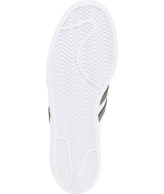 adidas superstar white black womens