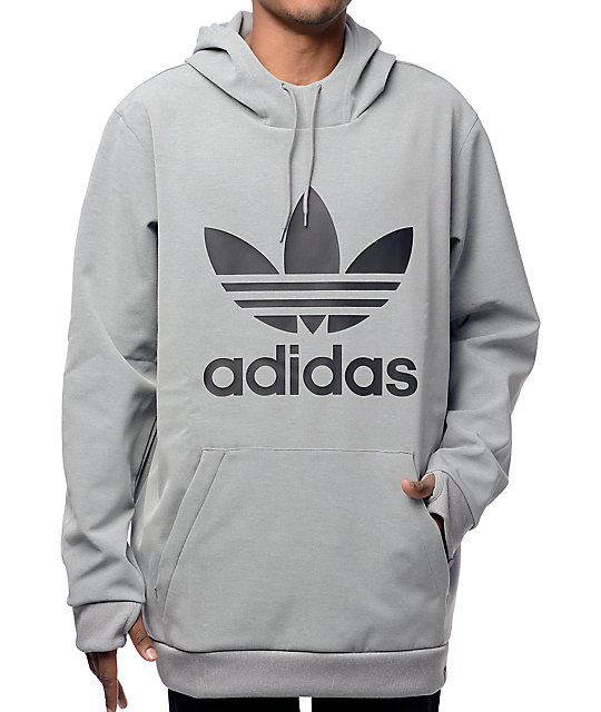 grey hoodie adidas