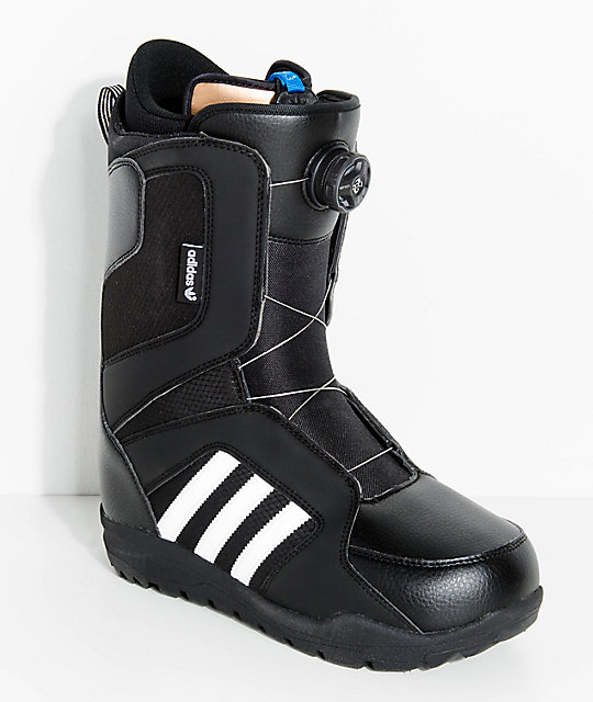 adidas Tencza ADV Black Boa Snowboard Boots Zumiez