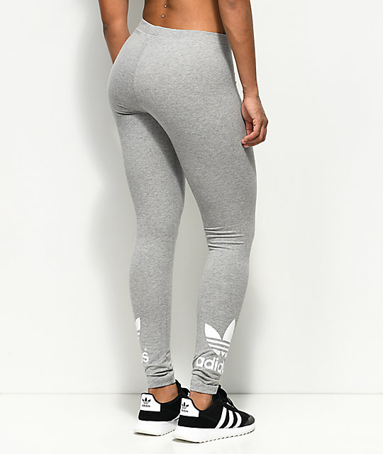 grey adidas leggins