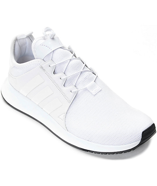 all white adidas shoe