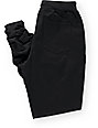 american stitch black cargo moto twill bungee jogger pants