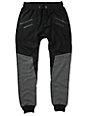 stitch zipper jogger pants