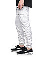 white stitch cargo pants