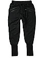 stitch zipper jogger pants