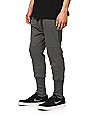 stitch zipper jogger pants