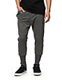 stitch zipper jogger pants