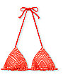 Billabong X Bob Marley Onelove Red Crochet Triangle Bikini Top Zumiez