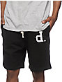 black polo sweat shorts