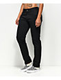 slim black work pants