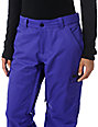 mens snowboard pants purple