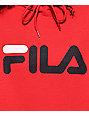 fila red hoodie