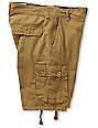 dark khaki cargo shorts