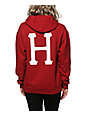HUF Classic H Burgundy Hoodie | Zumiez