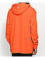 orange huf hoodie