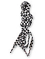 black and white checkered shoelaces