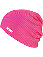 neff hot pink beanie