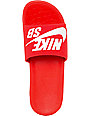 nike benassi slides red