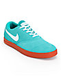 Nike SB Eric Koston 2 Lunarlon Turbo Green, White, & Rust Skate Shoes | Zumiez