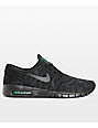 nike stefan janoski max black mesh