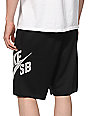 black nike sb shorts