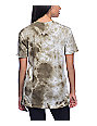 olive tie dye shirt