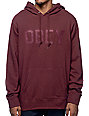 Obey North Point Burgundy Pullover Hoodie | Zumiez