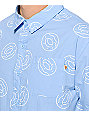 mens donut button up shirt