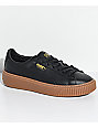 puma basket platform black