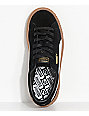 puma suede platform black white & gum shoes