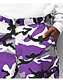 violet cargo pants