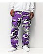 violet cargo pants
