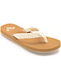 natural flip flops