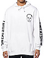 sweatshirt with hood that covers face
