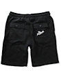 black sweat shorts womens