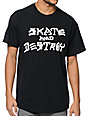 thrasher black t shirt