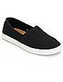 toms black avalon women's