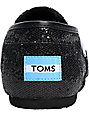 toms black glitter shoes