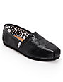 toms black glitter shoes