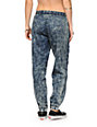 new look acid wash denim jogger