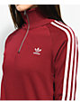 burgundy adidas jumper