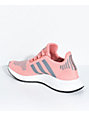 adidas swift run trace pink & grey shoes