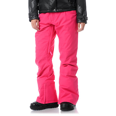 bright pink snow pants