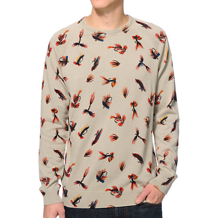 nike tan crew neck
