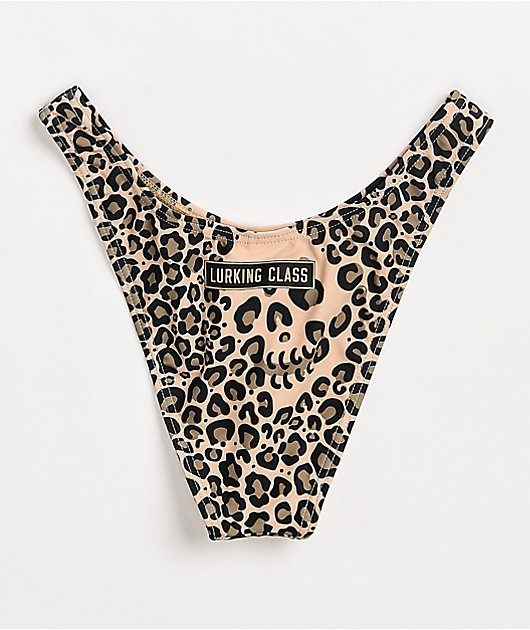 Lurking Class By Sketchy Tank Leopard High Leg Bikini Bottom