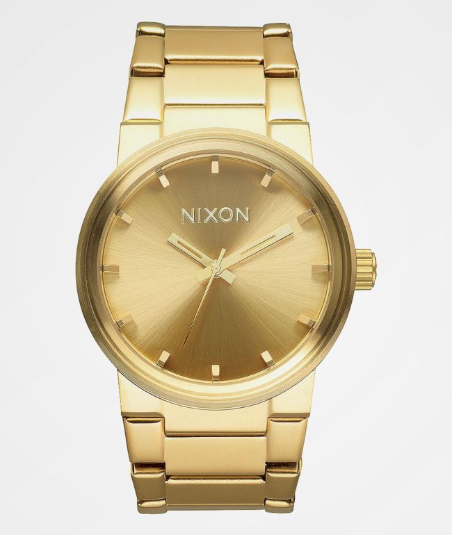 Nixon gold 2025 watch mens zumiez